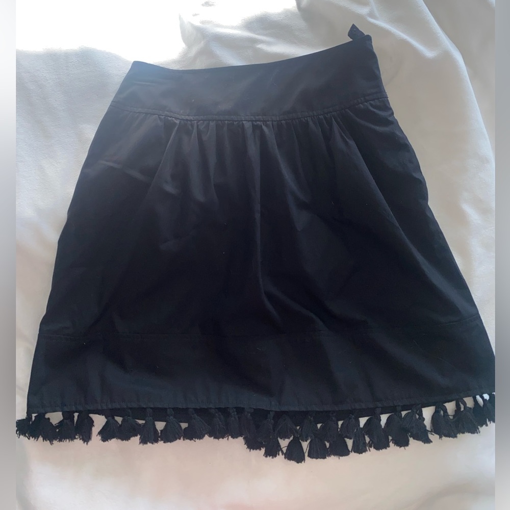 Etcetera new with tags black detail trim skirt